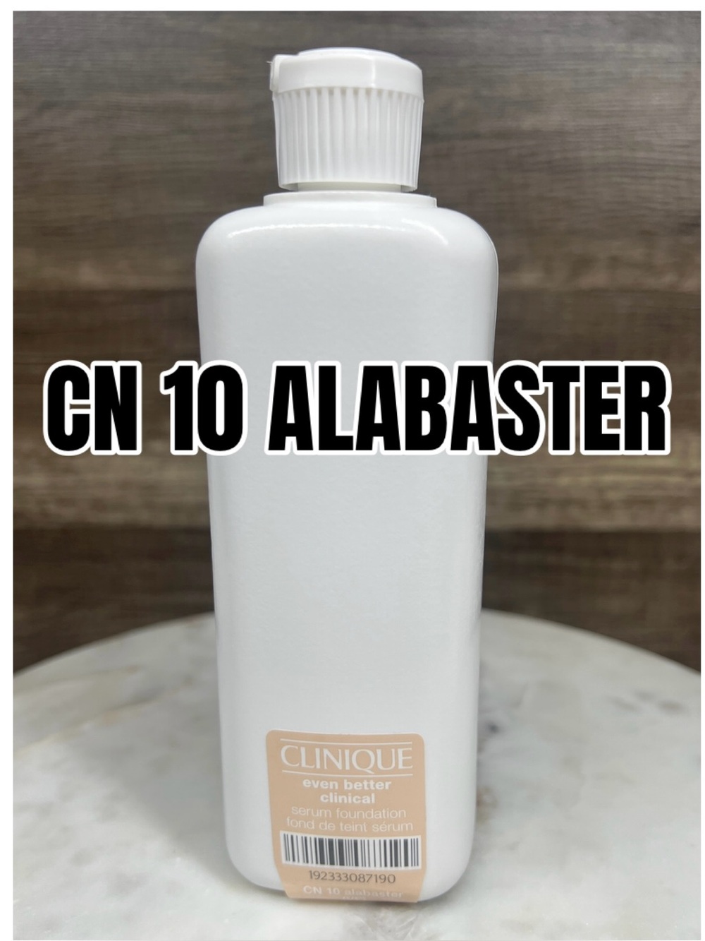 CLINIQUE Even Better Clinical Serum Foundation CN 10 Alabaster-  Jumbo Bottle-